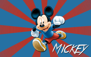 Mickey mouse cartoon red blue - pixar and disney animation free wallpaper for desktop