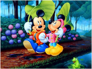Mickey minnie mouse woods frog 2 - a frog free wallpaper