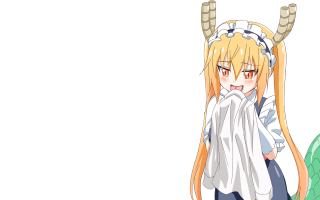 Anime character horns white shirt - horn free wallpaper