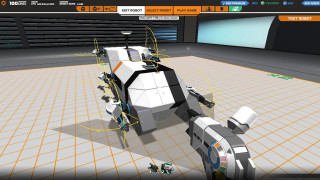 Robot room large screen floor - the wall free wallpaper