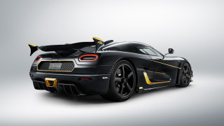 Black yellow sports car hood - a hood free wallpaper