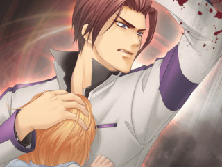 Man holding woman blood wall - the wall behind free wallpaper