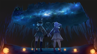 People night sky stars heart - a night sky free wallpaper