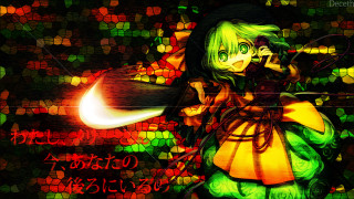 Girl cell phone colorful background - toyism free wallpaper for desktop