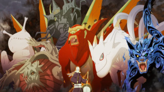 Anime characters demon dark background 2 - a group of anime characters free wallpaper