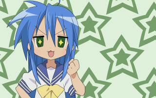 Anime blue hair green eyes - blue hair free wallpaper
