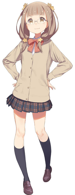 Girl school uniform hands on - her hip free wallpaper
