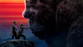Man woman gorilla mountain sunset - alex petruk ape free wallpaper