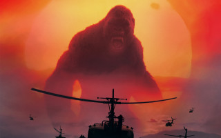 Giant gorilla sky helicopter flying - a helicopter free wallpaper