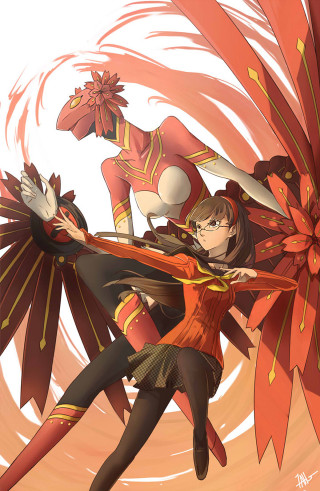 Heroic women red dress multiple - heroic free wallpaper