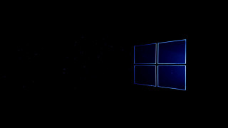 Dark room window stars black - a blue window free wallpaper