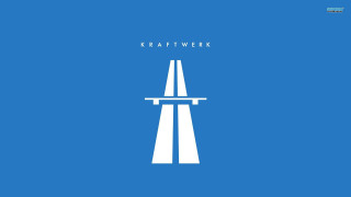 Highway kaaffwerk minimal poster blue - minimalist free wallpaper