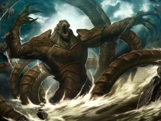 Giant monster huge head arms - a huge head free wallpaper