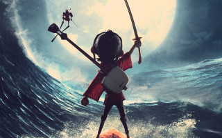 Cartoon character fishing pole ocean - cliff childs free wallpaper