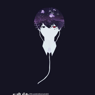 Woman cat hat stars galaxy - poster art free wallpaper