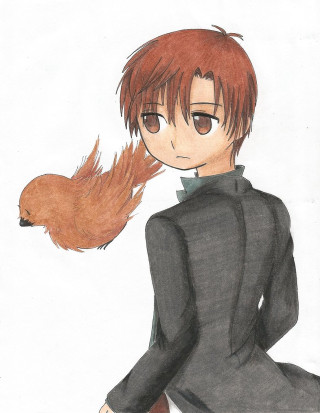 Person fox tail black suit - a black suit free wallpaper