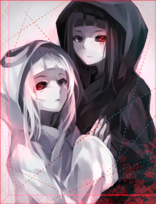 Anime characters red eyes hooded - red eye free wallpaper
