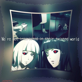 Anime characters red eyes caption - a comic book panel free wallpaper