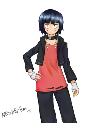 Red shirt black jacket pixel - a black jacket free wallpaper