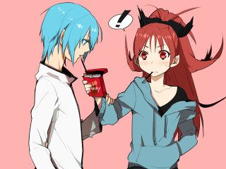 Anime characters candy lighter holding - neodada free wallpaper