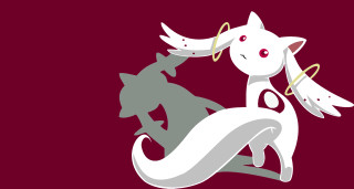 White cat white horse red - a white horse free wallpaper