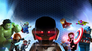 Lego group blue background red - a group of legos free wallpaper