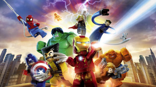 Legos lightning city scene background - a group of legos free wallpaper