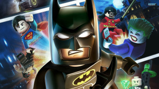 Lego batman movie poster characters - a car in the background free wallpaper