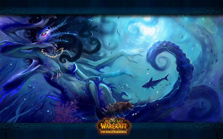 Mermaid fish mouth painting artwork - a background free wallpaper