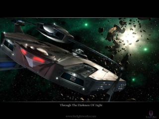 Sci fi spaceship flying space 3 - a sci free wallpaper