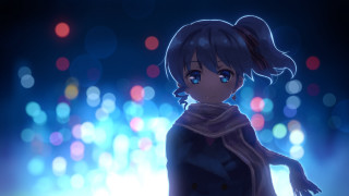 Aya goda blue eyes hologram - a hologram free wallpaper for desktop