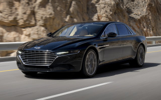 Black car driving road mountain 2 - futurism free wallpaper