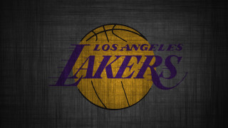 Lakers logo dark background yellow - basketball free wallpaper