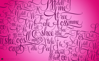Pink background black lettering text - sorry free wallpaper