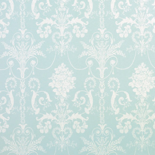 Flower vine pattern light blue 2 - blue background free wallpaper