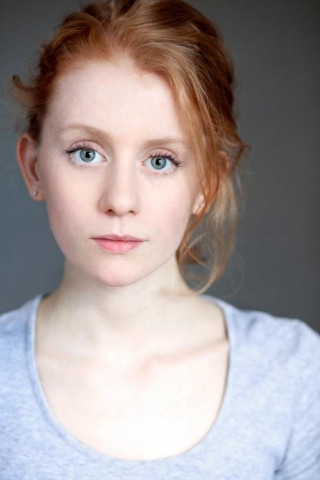 Woman blue shirt red hair - barbizon school free wallpaper