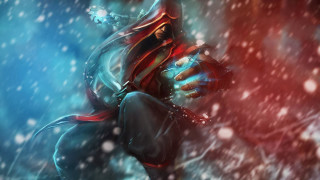 Snowy dai jin league splash - a blue object free wallpaper
