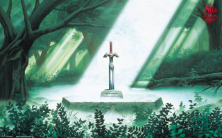 Sword forest light river trees - baiōken eishun free wallpaper for desktop