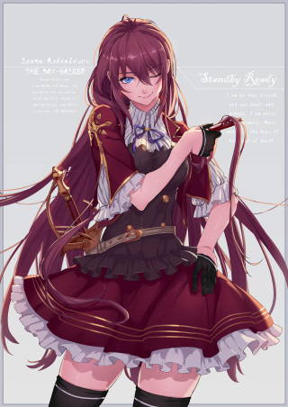 Woman dress sword hat portrait - ada gladys killins free wallpaper