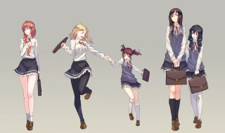 Anime girls outfits hair styles 3 - madhouse free wallpaper