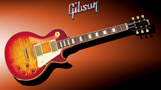 Red guitar yellow neck black - a red guitar free wallpaper