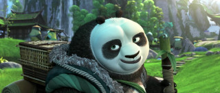 Panda bear holding bamboo cartoon - adrian zingg free wallpaper for desktop