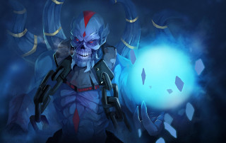 Demonic demon glowing orb demonic - orb free wallpaper