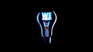 Light bulb we logo dark - we free wallpaper