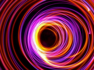 Colorful swirl light dark black - a white circle free wallpaper