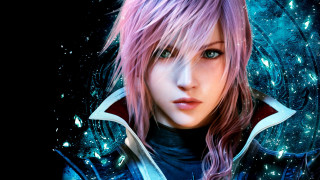 Girl pink hair blue eyes 7 - her free wallpaper