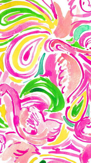Colorful flower painting petals leaves - petal free wallpaper