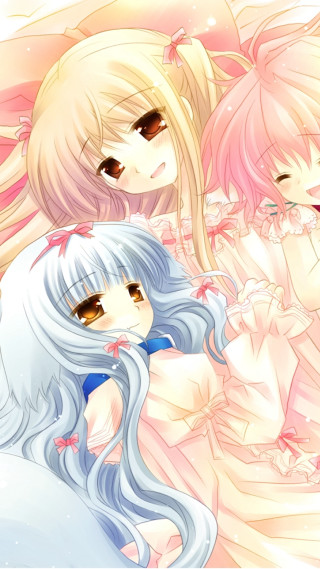 Anime girls long hair blue 10 - blue eye free wallpaper