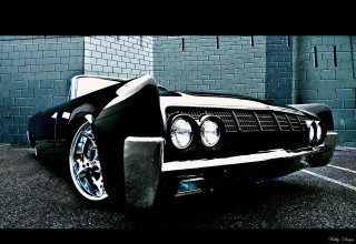 Black white car parking lot - car free wallpaper