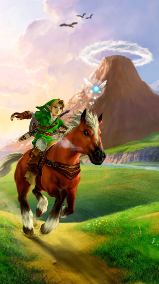 Man horse field green hat - fantasy art free wallpaper